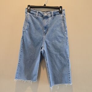 Levi's Light Blue Denim Cut-Off Shorts